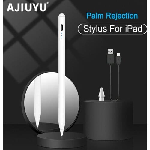 Stylus Pen For Apple iPad Pro 12.9 11 2020 2021 Air 4 9.7 10.5 Palm Rejection Pressure Pen For Apple iPad10.2 2019 Tablet Pencil