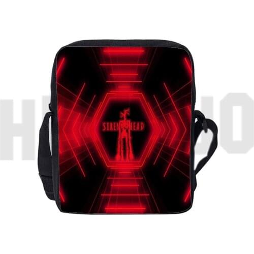 3D Print Siren Head Shoulder Bags Women Zipper Fashion Waist Packs Kids Bookbag Crossbody Bags for Children Teenage Rucksack