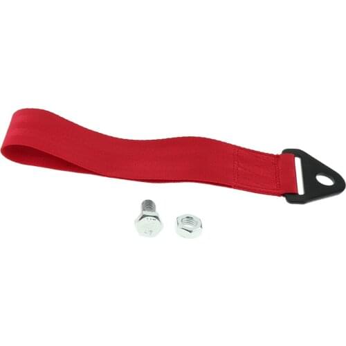 Heavy Duty Car Tow Strap Recovery Rescue LB Break Strength Towing Red