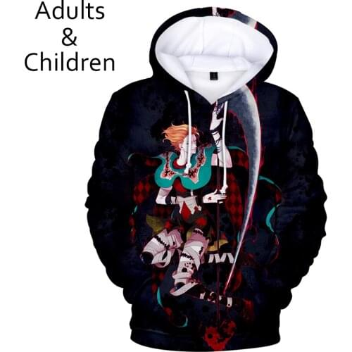 Kpop 2020 Hunter X Hunter 3D Hisoka Hoodies Sweatshirts Men Women Autumn Kids Boys Girls Streetwear Clothes Casual Hooded Full