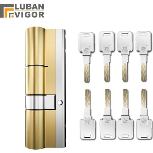 C grade, Anti-violence,anti-theft copper lock cylinder,Universal,Anti-Pry Lock Anti-technology cracking,Security door Lock core