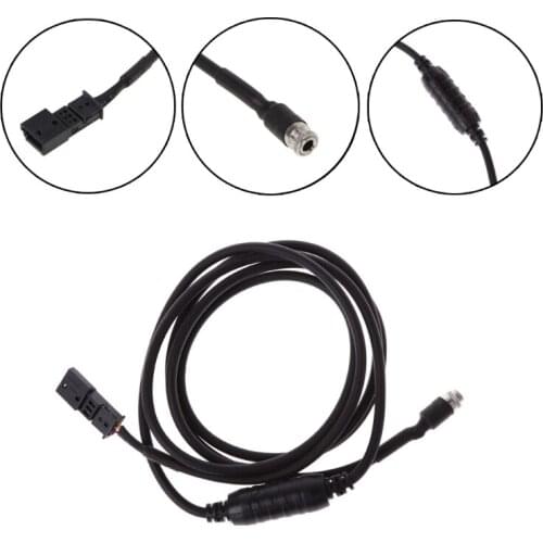AUX Input Adapter Female 3 pin Cable for bmw E39 E53 E46 X5 BM54 16:9