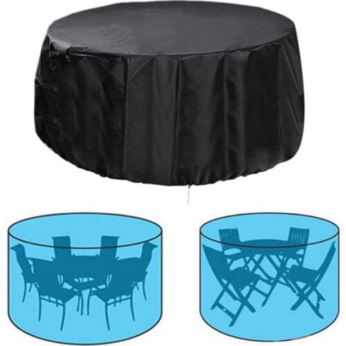 Black Covers Waterproof Oxford Wicker Sofa Protection Garden Patio Rain Snow Dustproof Outdoor Garden Furniture Rain Cover