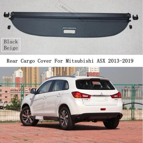 Rear Cargo Cover For Mitsubishi ASX 2013-2019 Privacy Trunk Screen Security Shield Shade Black Beige Auto Accessories