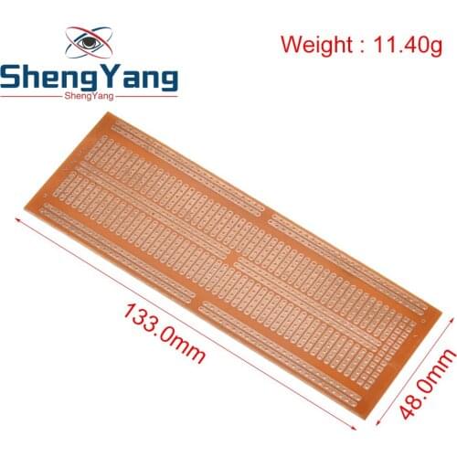 1PCS 48X133 48*133MM Single Side Prototype PCB Universal Board Experimental Bakelite Copper Plate Circuirt Board
