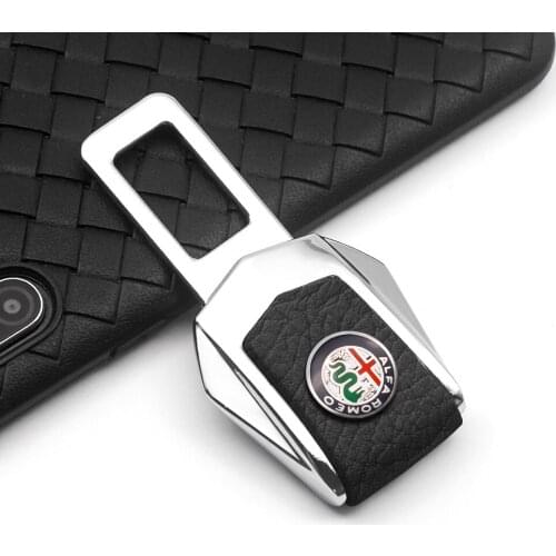 1PCS Car Seat Belt Cover Clip Safety Belts Plug Car Accessories For Alfa Romeo Italy Mito 147 156 159 166 Giulietta Spider