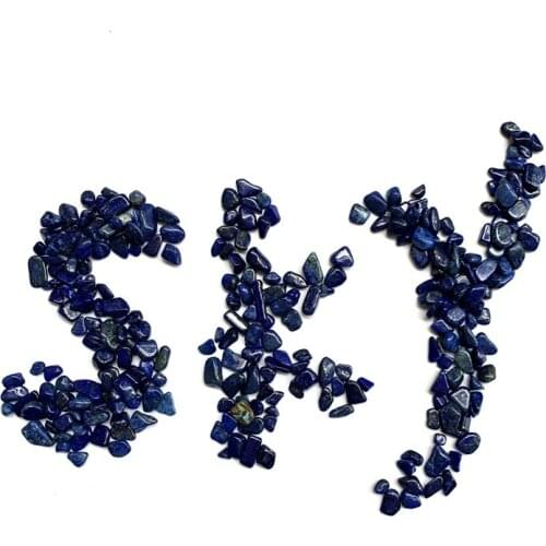 1000g natural lapis lazuli gravels reiki healing crystals crushed stone as children DIY drawing materials for sale