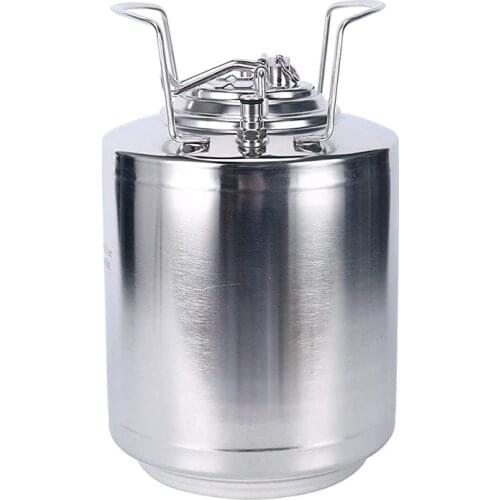 10L Draft Beer Keg ,Brand New, 304 Stainless Steel Ball Lock Cornelius style Beer Keg , Closure Lid with Pressure Relief Valve