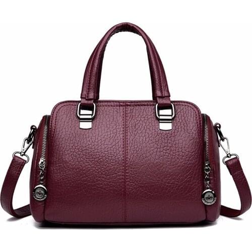 2019 Luxury Handbags Women Bags Designer Brand Sac A Main Female Leather Top-handle Shoulder Bag Bolsas Vintage Hand Bag Ladies