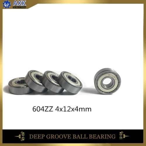 604ZZ Bearing ABEC-5 12PCS 4x12x4 MM Miniature 604Z Ball Bearings 604 ZZ EMQ Quality
