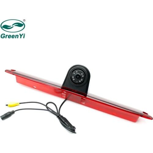 GreenYi Car Brake Light Rear View Backup Reverse Camera for Mercedes Benz W906 Sprinter Volkswagen VW Crafter LED Light