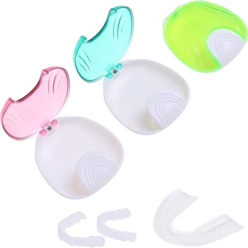 Fake Teeth Case Dental Orthodontic Retainer Mouth Guard Denture Storage Box Oral False Teeth Cleaning Box Hygiene Supplies HOT