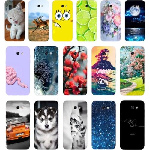 Phone Case For Samsung Galaxy A7 2017 Soft Silicone TPU Cartoon Protector Cover Cases For Samsung Galaxy A7 2017 Bumper 2