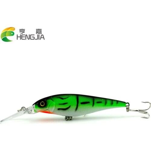HENGJIA 1PC 11CM 10G hard plastic minnow fishing lures diving swimbaits artificial wobblers crankbaits pesca fishing tackles
