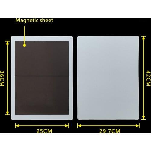 Refrigerator Magnet Magnetic Whiteboard Weekly Plan Grocery List Plan Memo Notepad Dry Erase Whiteboard Marker Eraser Work Plan