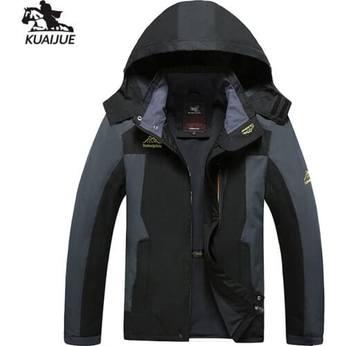 Jacket men L-6XL 7XL 8XL spring autumn New Mens Windbreaker jackets Hooded Windbreakers Splicing Mens Leisure Thin section coat