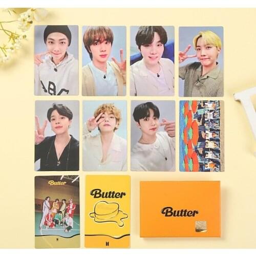 KPOP Bangtan Boys BUTTER New Album Lomo Card Photocard PERSONA Member Photocard Paper Cards JUNGKOOK SUGA V JIN RM