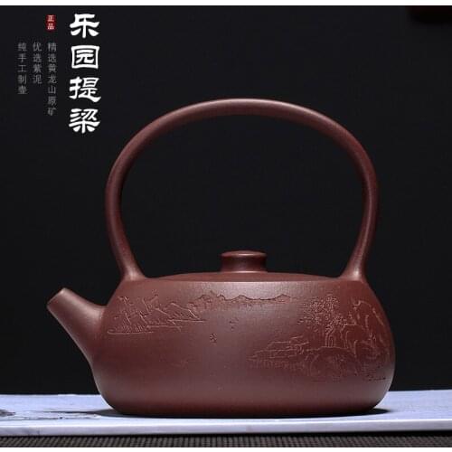 Sand tea set undressed ore girder purple clay pot factory primary source all hand paradise girder pot of a generation