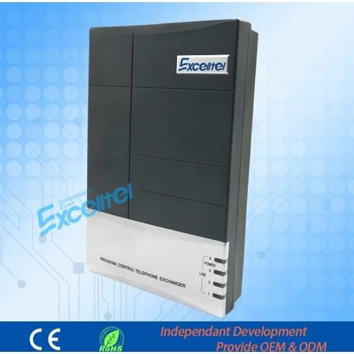 EXCELLTEL Economic PBX System CS+416 with 4 CO lines and 16 extensions office telephone system