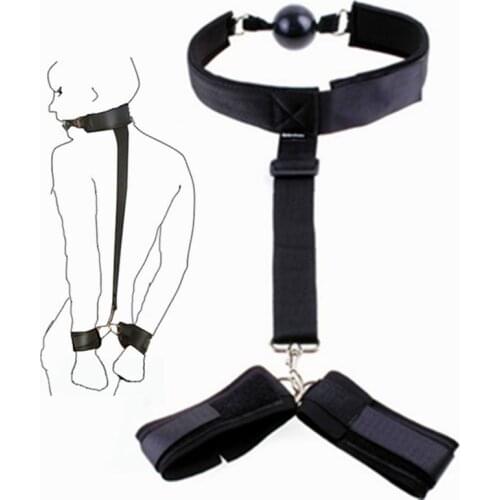 Bdsm Toys For Adult Games Bondage Gear BDSM Restraints Fetish Slave Handcuffs Gag Collar Erotic Sex Toys For Women Couples