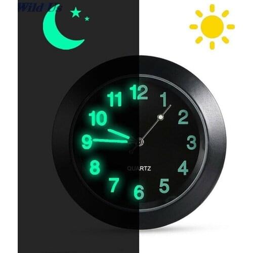 Luminous Car Gauge Clock Mini Auto Air Vent Quartz Clock with clip Auto air outlet Watch Car styling for