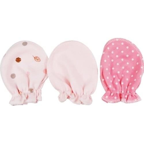 2020 New 3 Pairs/Sets Spring New Born Baby Gloves Cute Cartoon Baby Infant Boys Girls Anti Scratch Newborn Mittens Fabric Gloves