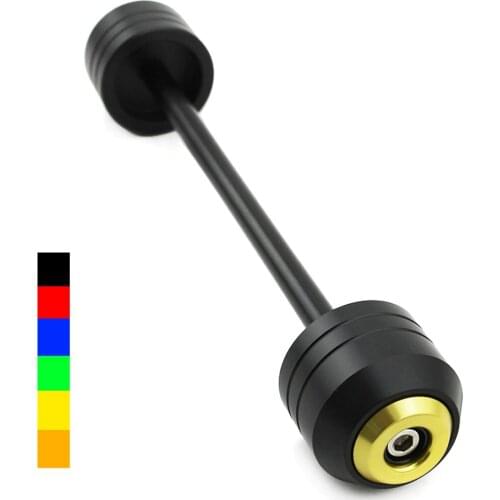 For YAMAHA FZ1 FZ6 TMAX 500 530 TDM 900 2006-2015 Front Axle Slider Fork Wheel Protector Crash Pad 2014 2013 2012 2011 2010