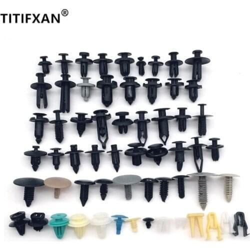 20PCS Universal Mixed Car Bumper Leaf Plate Fender Trunk Plastic Fastener Clips Retainer Set For Lada All Auto Screw Rivets
