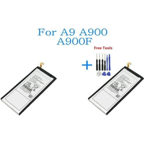 2x 4000mAh EB-BA900ABE Replacement Battery For Samsung Galaxy A9 (2015) A9000 SM-A900F A900F SM-A900FU A900 A900K + Tools kit