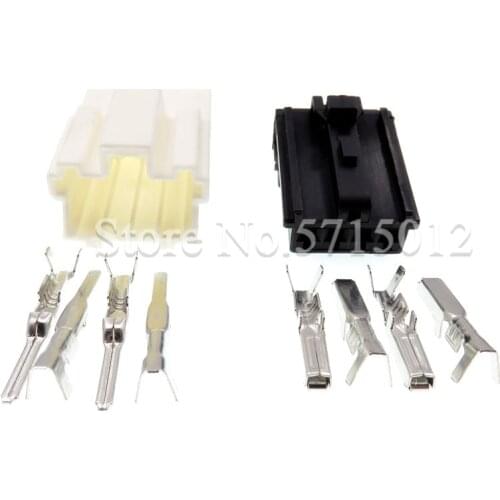 4 Hole Female Male Automotive Canle Connector Wiring Socket For Car MG620397