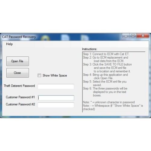 Forcat Password Recovery Tool
