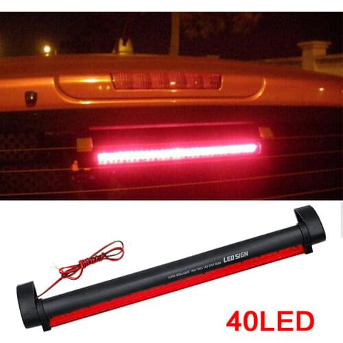 Red 40 DC12V LED Light Vehicle Car Light Source Auto Fog Stop Tail Rear Brake Warning Light Lamp High Quality New Arrival
