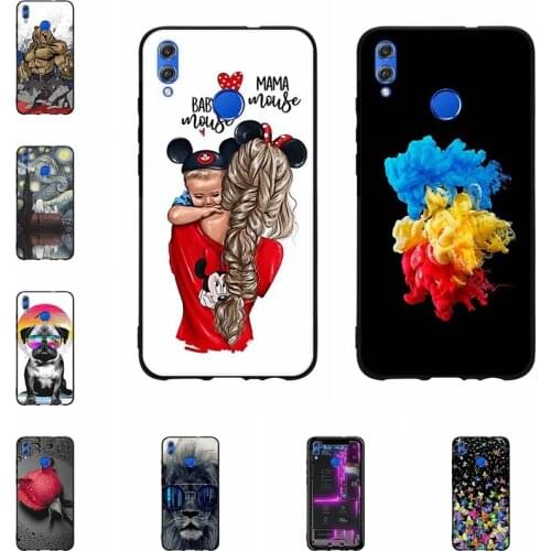 Soft TPU Case For Huawei Honor 8X Case Silicone Painting Cartoon Cute Ultra Thin Phone Cover for Huawei Honor View 10 Lite Cover
