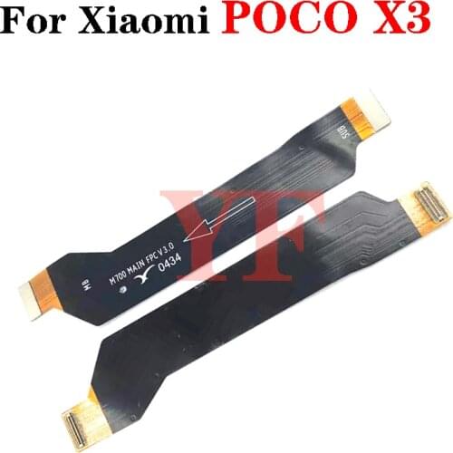 For Xiaomi POCO X3 NFC Main Board Connector USB Charging Motherboard LCD MainBoard Display Flex Cable