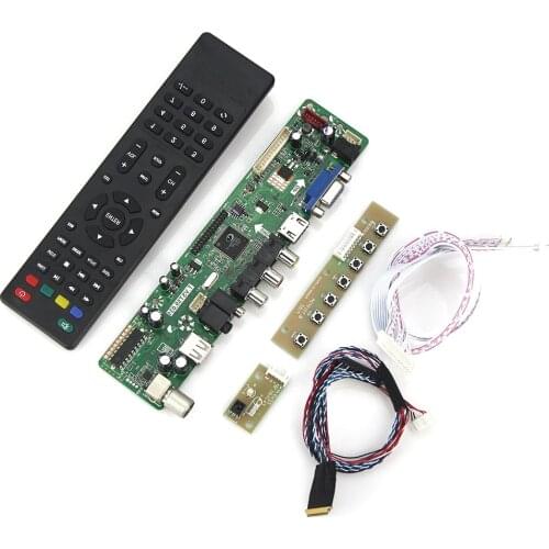 T.VST59.03 LCD/LED Controller Driver Board (TV+HDMI+VGA+CVBS+USB) For LP156WF1(TL)(F3) B156HTN01.0 LVDS Reuse Laptop 1920x1080