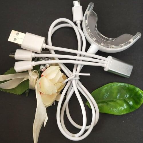 Portable Smart Led Teeth Whitening System New Upgrade Cold Blue Light Accelerator Dental Whiten Enhancer Teeth Oral Care