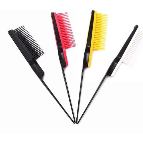 1PC Professional Hair Comb Pointed Tail Comb Teasing Curly Hair Brush Salon Home Styling Tool