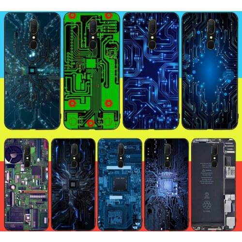 PENGHUWAN Magical circuit board DIY Luxury Phone Case For Oppo A5 A9 2020 Reno Z Realme5Pro R11 case