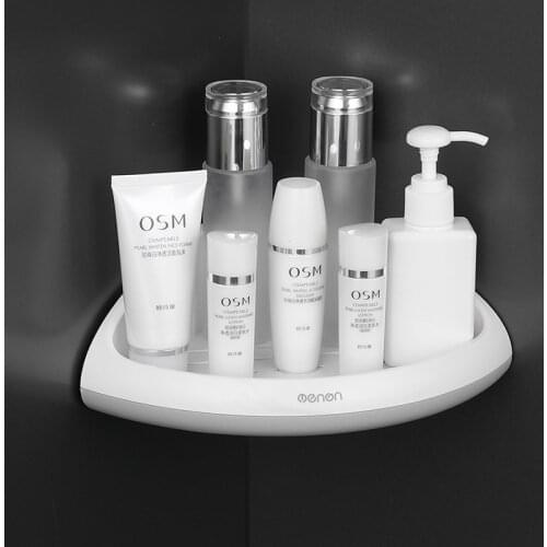 Bathroom Organizer Shampoo Organizer Shelf Wall Mounted Cosmetic Storage Rack Kitchen Shelf Bathroom Accessories Storage