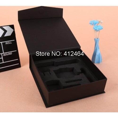 Custom Mask cosmetics box punching wine essential oilblack packaging gift box Christmas promotion Folding gift ---PX11206