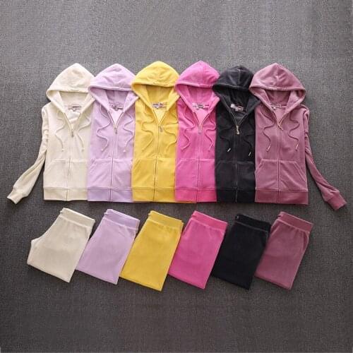 2019 Womens Yoga Set Fitness Clothing Velvet Fabric Tracksuits Velour Suit Outdoor Sports Suit Woman Gym Running Sportwear