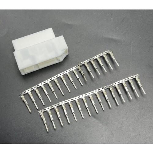 1pc for Toyota Prado power amplifier male female plug connector terminal extension cord 30PIN housing