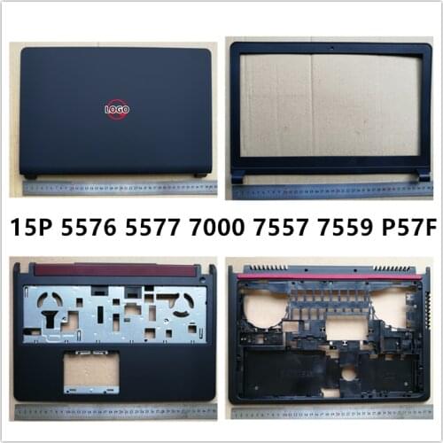 Laptop For DELL Inspiron 15P 5576 5577 7000 7557 7559 P57F LCD Back Cover Top Case/Front Bezel/Palmrest/Bottom Base Cover Case