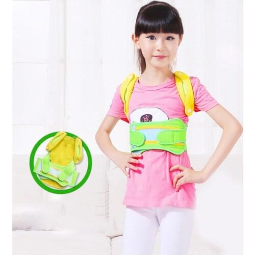 JORZILANO Children Corset Back Posture Corrector Back Shoulder Lumbar Brace Spine Support Belt Posture Correction For Men Women