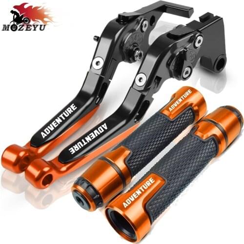 For 1190 Adventure / R 2013 2014 2015 2016 Motorcycle Accessories Brake Clutch Levers Handlebar Hand Grips ends 1190 Adv R