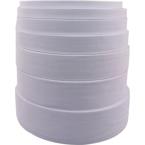 10/15/ 20/ 25/30mm 35mm 40mm Cotton Bleaching white Ribbon Webbing Tapes DIY Craft Sewing & Packing Cloth Fabric Ribbons 20Yards