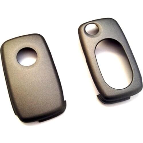 Carbon Grey Remote Key Protection Case OVAL Key Pad 2 3 Button For VW Golf Jetta MK4
