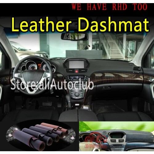 For Acura Mdx Yd2 2007 2008 2009 2010 2011 2013 Leather Dashmat Dashboard Cover Dash Mat Sunshade Carpet Car Styling Car Auto