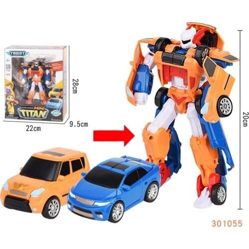 Hot Sale Tobot Brother Transformation Toys Korea Anime Deformed Robot Car Action Figure Toys Model Boy Child Souvenir Fans Gift