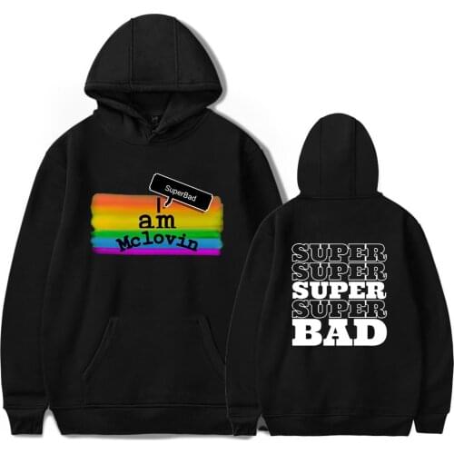 2021 New mclovin Superbad Harajuku Hoodies Sweatshirt Streetwear American comedy Fashion Long Sleeve Printed Pullover Clothes